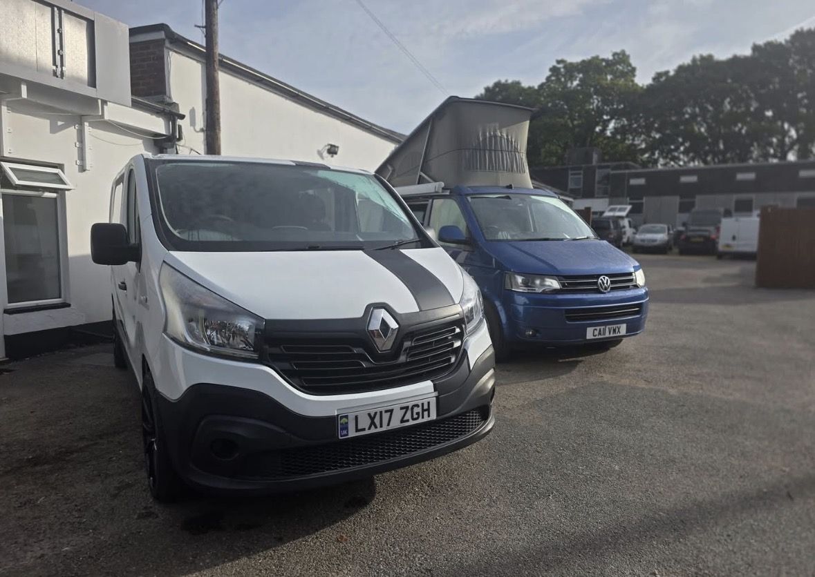 Pop-top campervan at Bransgore Garage